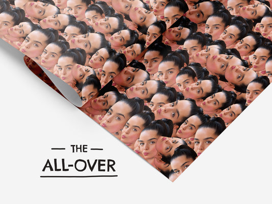 The All-Over | Any Face Personalised Wrapping Paper