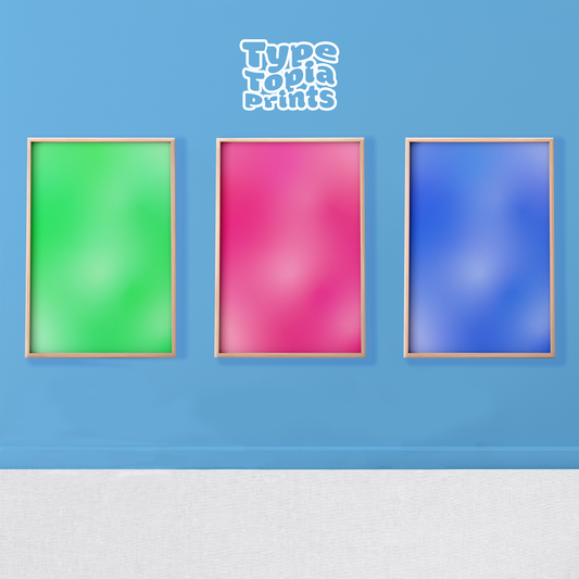 Aura Posters | Choose Your Colour!