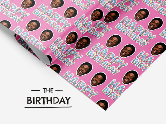The Birthday | Any Face Personalised Wrapping Paper
