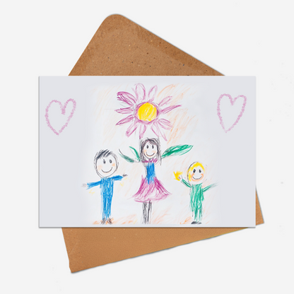 Print Your Children's Artwork | Card