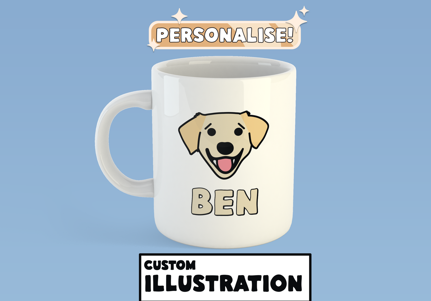 Personalised Pet Mug | Illustrated Pet