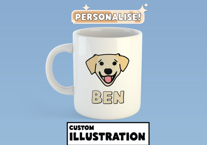 Personalised Pet Mug | Illustrated Pet