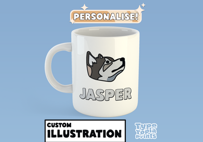 Personalised Pet Mug | Illustrated Pet