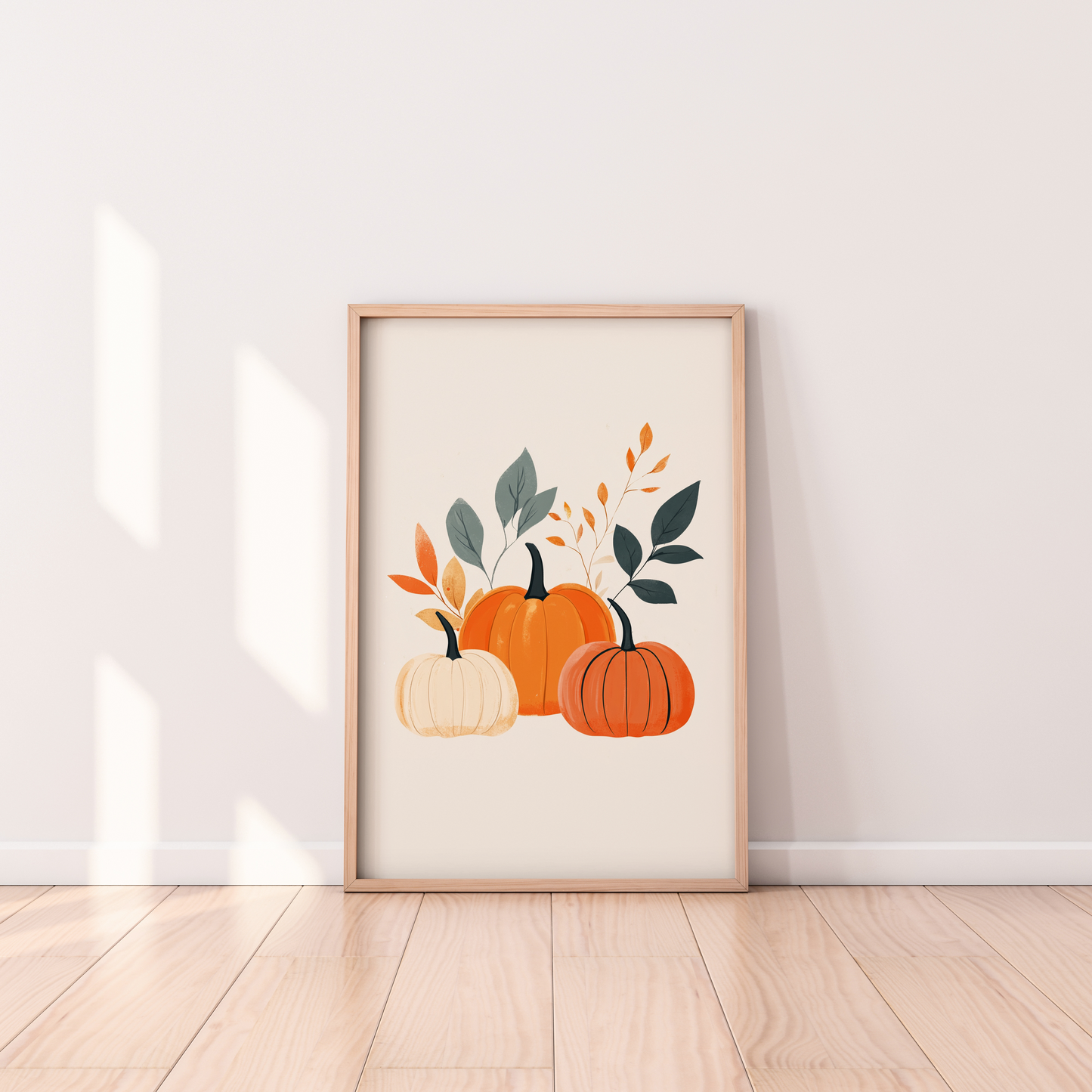 Three Pumpkins Poster | Autumn