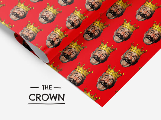 The Crown | Any Face Personalised Wrapping Paper