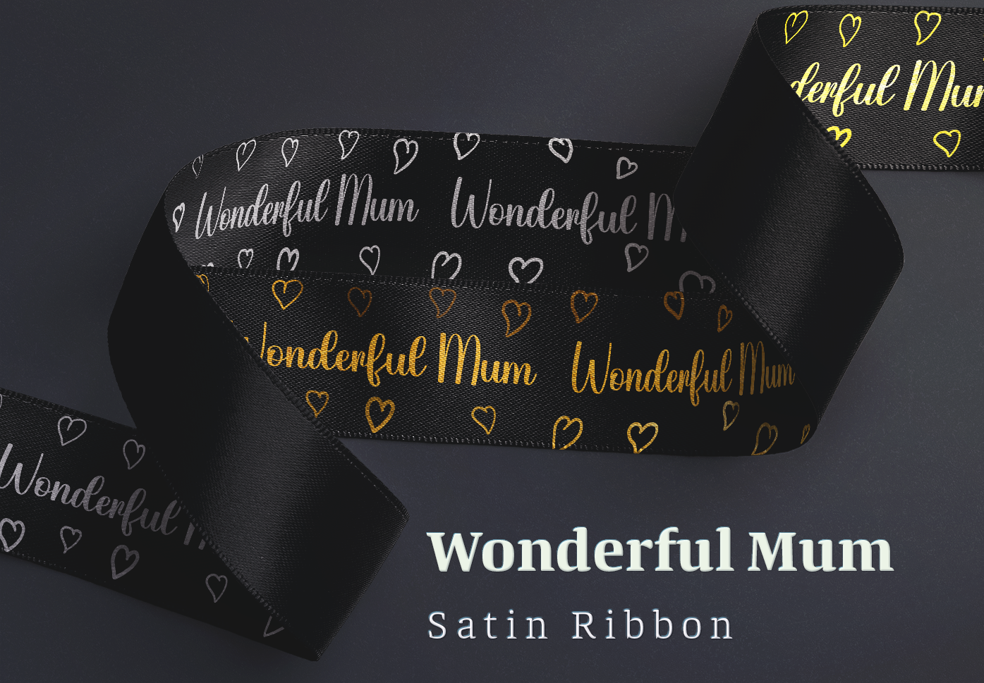 Mother's Day | Wonderful Mum | Satin Ribbon