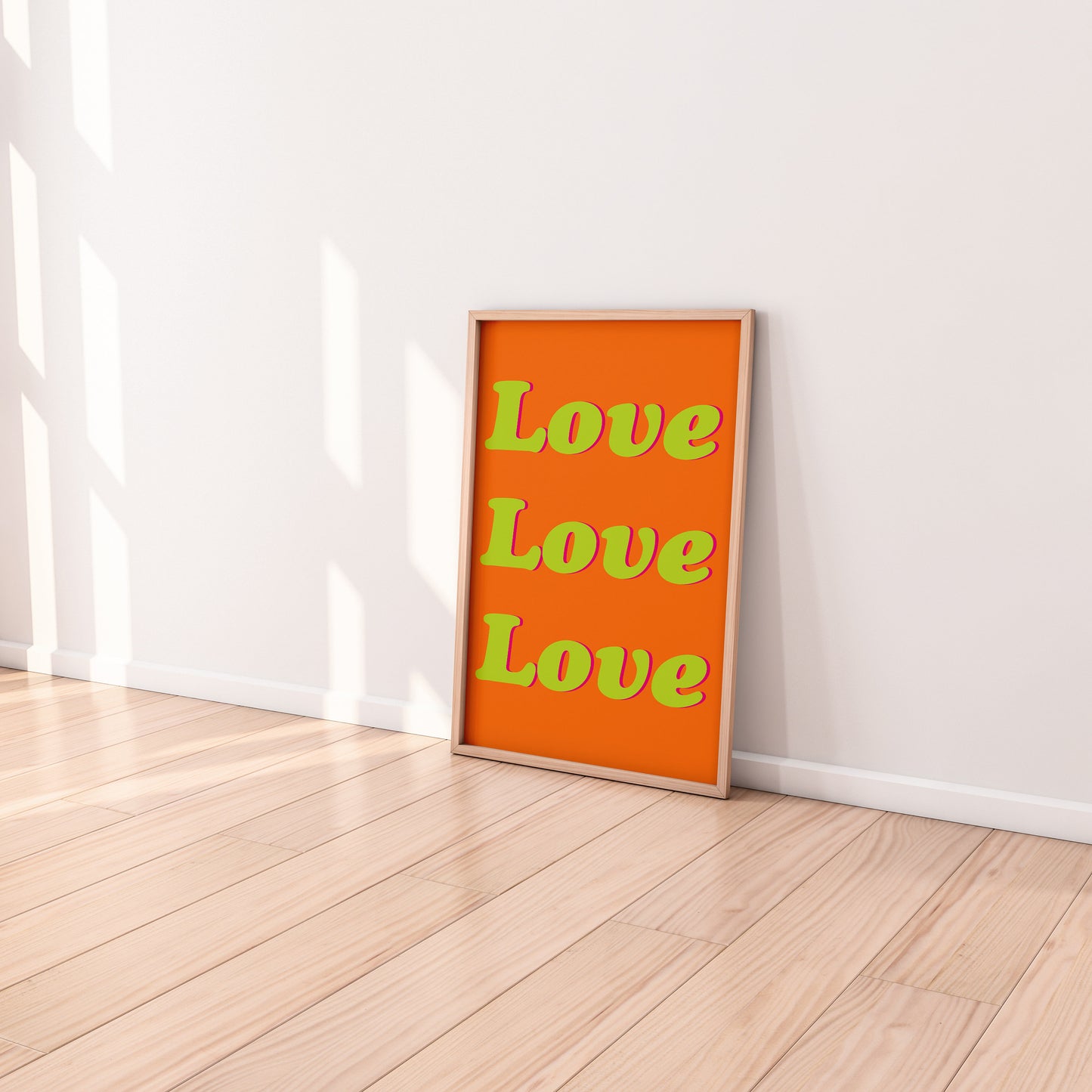 Wall Poster | Love Love Love | Art | Modern