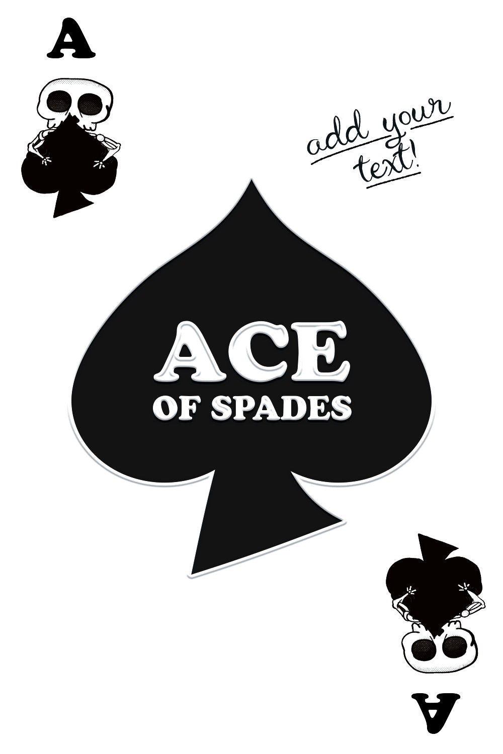 Wall Poster | Playing card | Ace of Spades