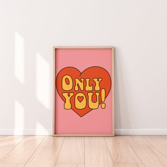 Wall Poster | Love Heart | Only You