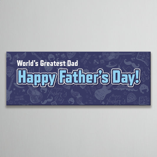 Father's Day Banner | World's Greatest Dad | Happy Father's Day
