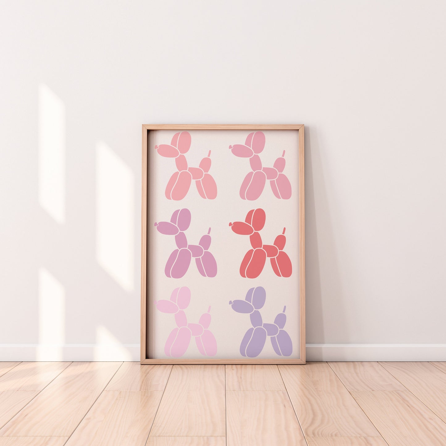 Personalised Wall Poster | Balloon Dog | Modern Art