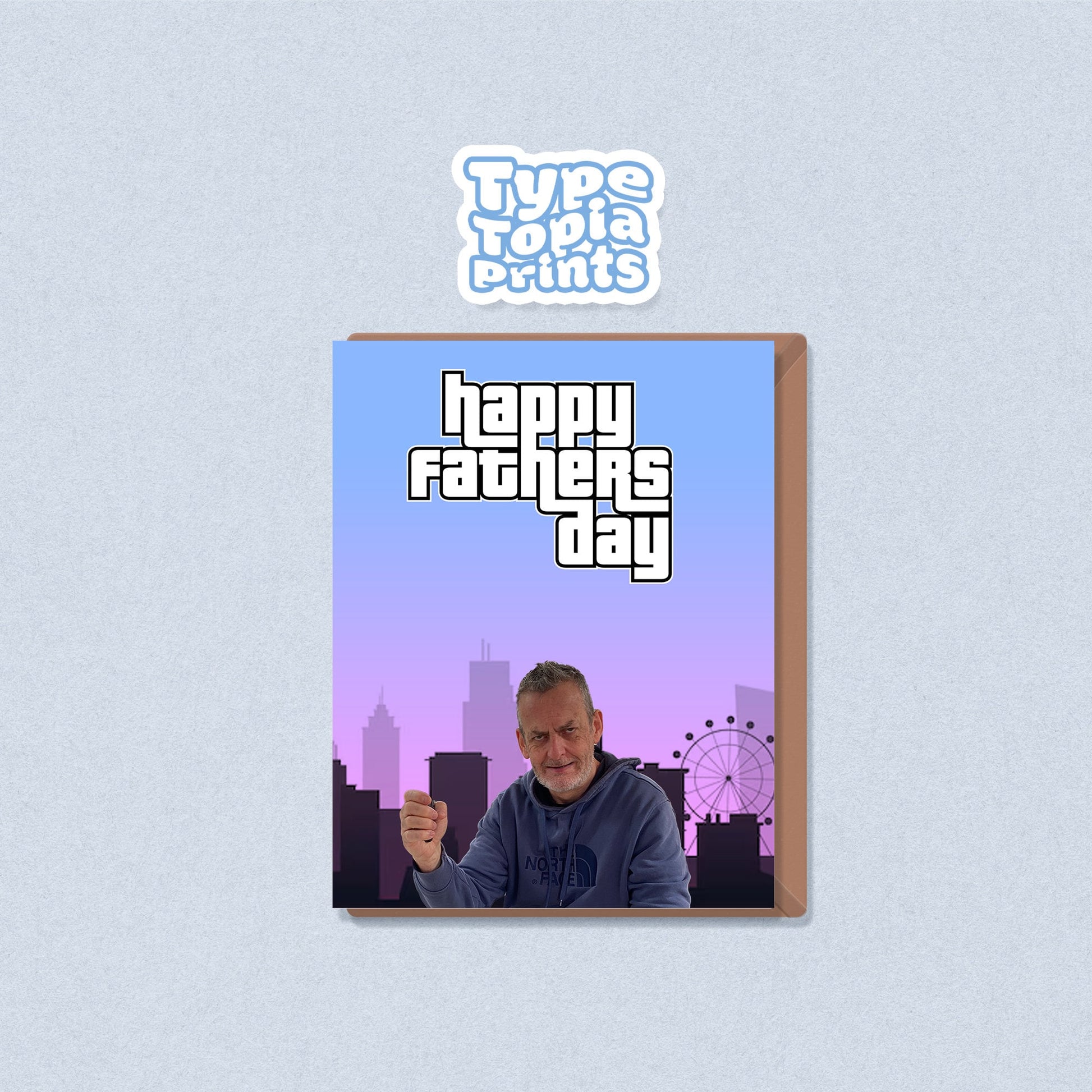 Personalised Father's Day Card | Gta | Grand Theft Auto | Upload Your Photo