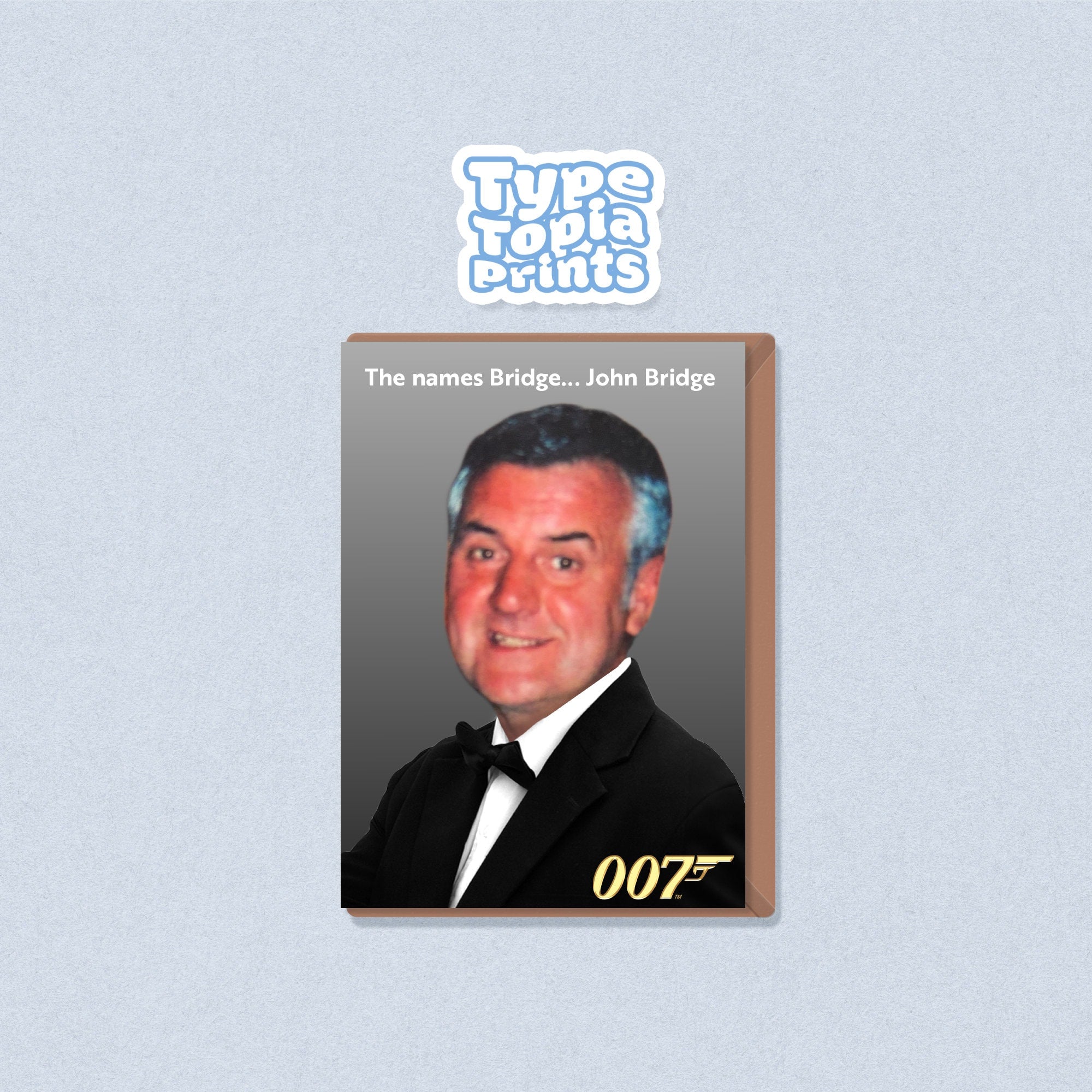 The Name's Bond | Any Name | Personalised Greeting Card | Personalised James Bond Style Card | Birthday | Personalised Birthday Card | 007