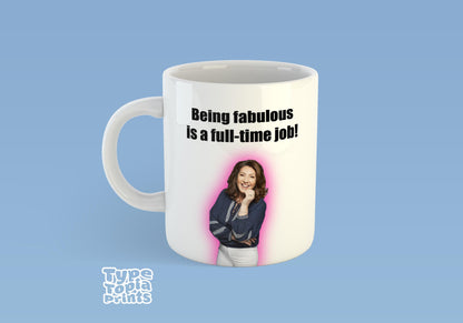 Jane McDonald "Fabulous" Fan Mug – Perfect Gift for Fans of the Singer & TV Star - Funny Mug