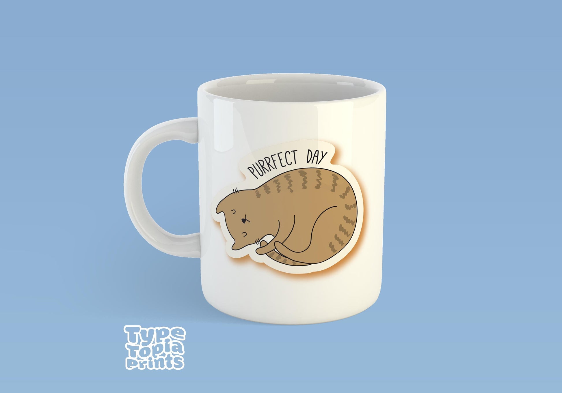 Purrfect Day | Cat-Themed Mug | Cute Design for Cat Lovers | Perfect Gift for Cat Owners