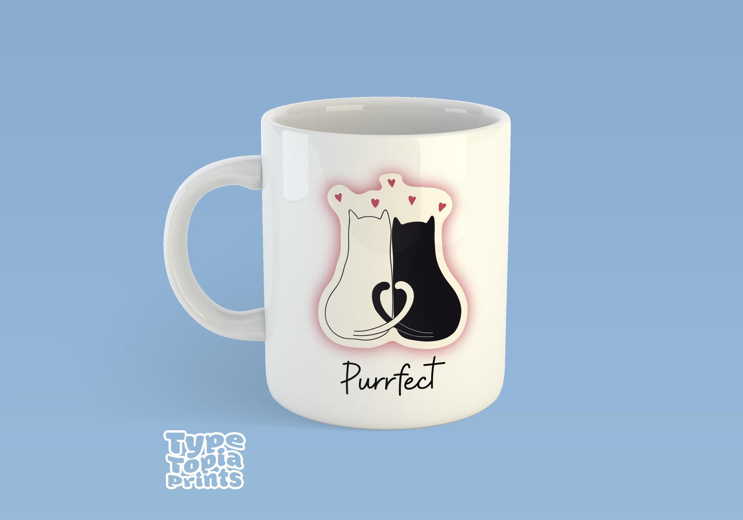 Purrfect | Cat-Themed Mug | Cute Design for Cat Lovers | Perfect Gift for Cat Owners