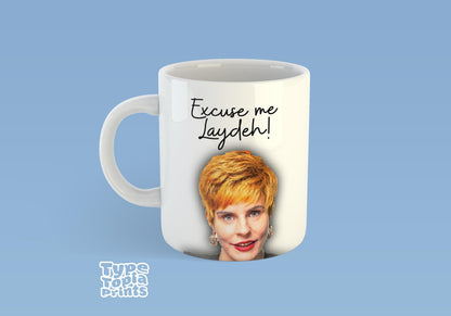 Charity Shop Sue "Laydeh" Mug – Perfect Gift for Fans of the Icon & TV Star - Funny Mug