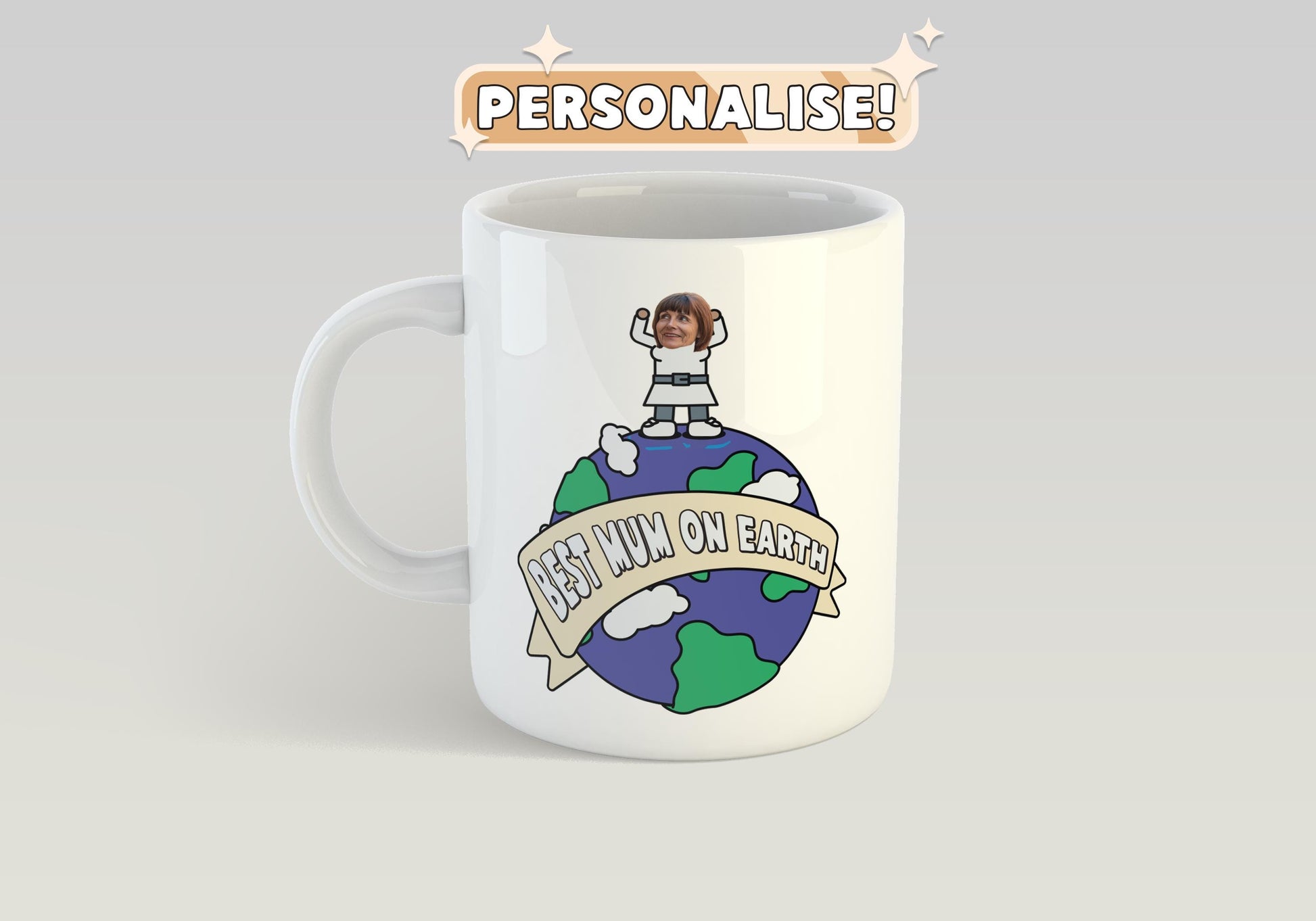 Personalised Mother's Day Mug | Best Mum On Earth | Mother's Day | Upload Your Photo