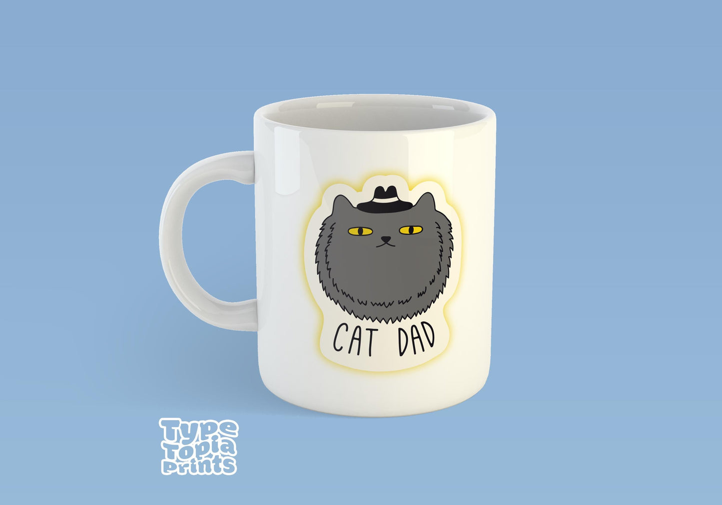 Cat Dad | Cat-Themed Mug | Cute Design for Cat Lovers | Perfect Gift for Cat Owners