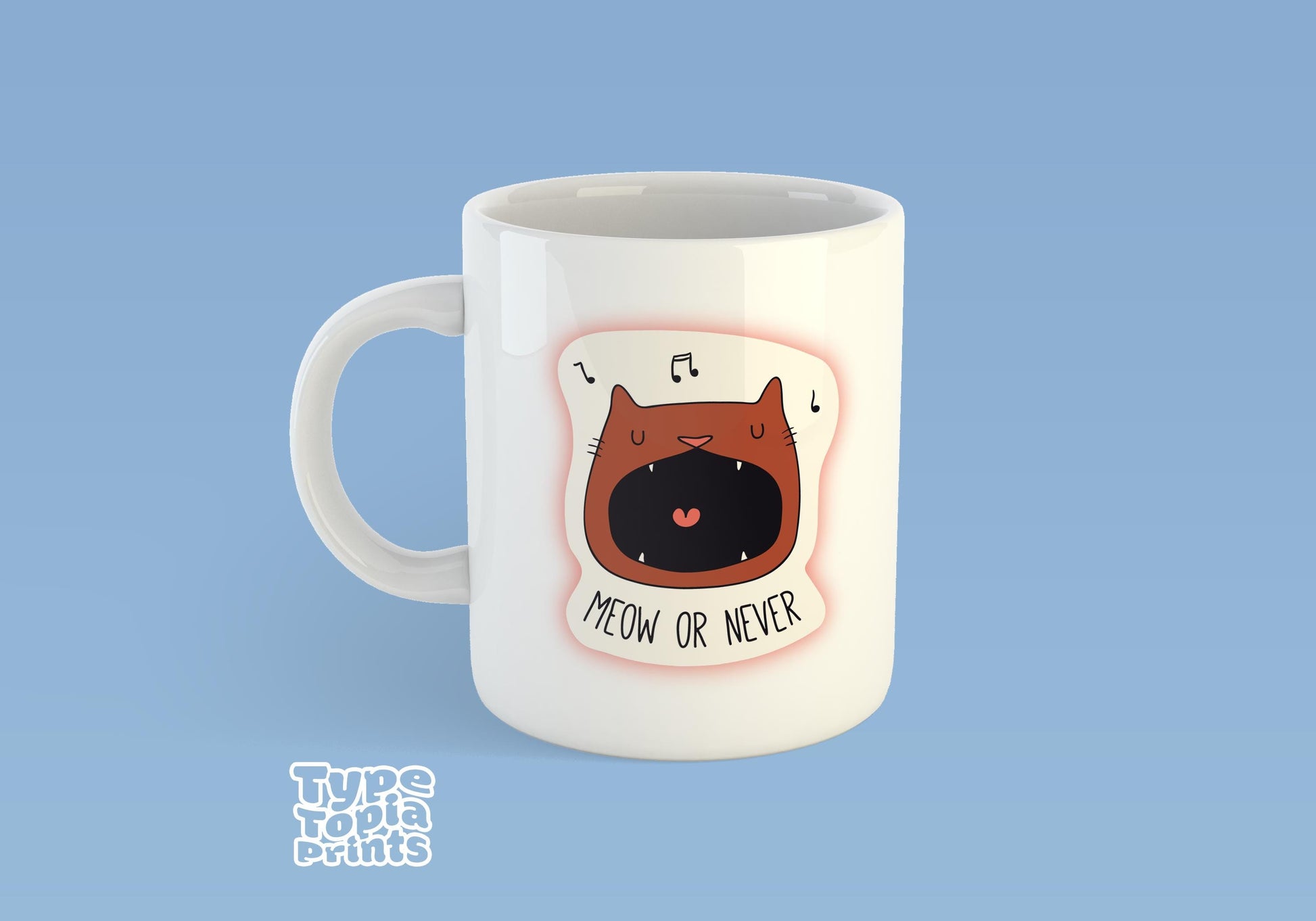 Meow Or Never | Cat-Themed Mug | Cute Design for Cat Lovers | Perfect Gift for Cat Owners