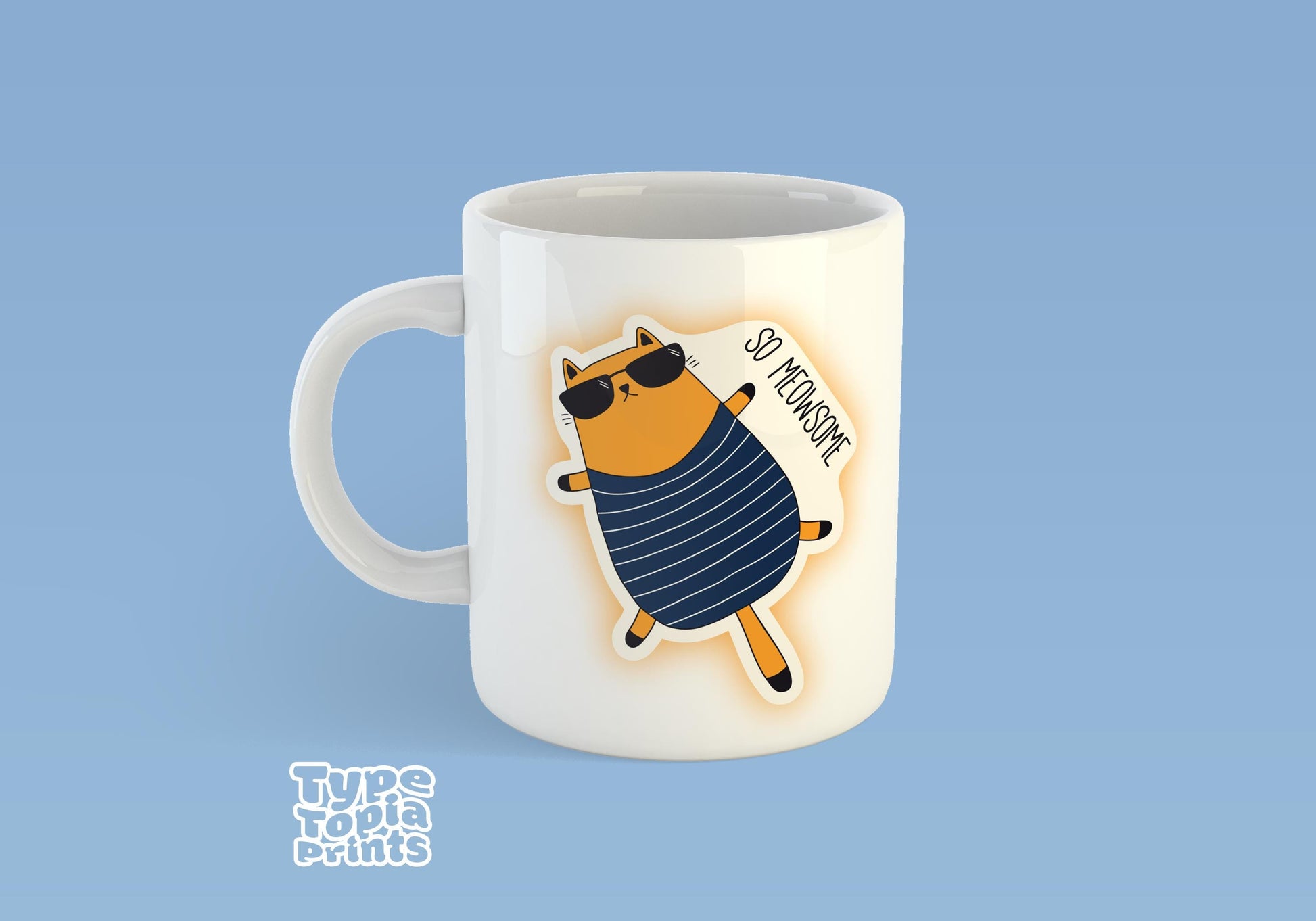 So Meowsome | Cat-Themed Mug | Cute Design for Cat Lovers | Perfect Gift for Cat Owners