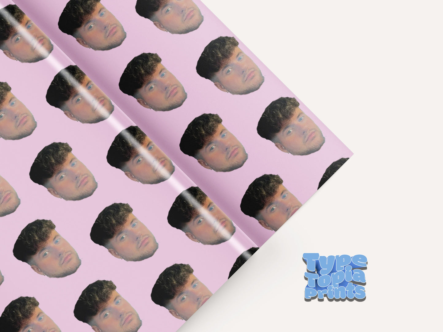 The Classic | Any Face Personalised Wrapping Paper