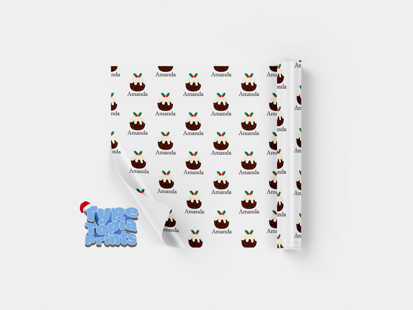 The Christmas Pudding | Personalised Christmas Gift Wrap