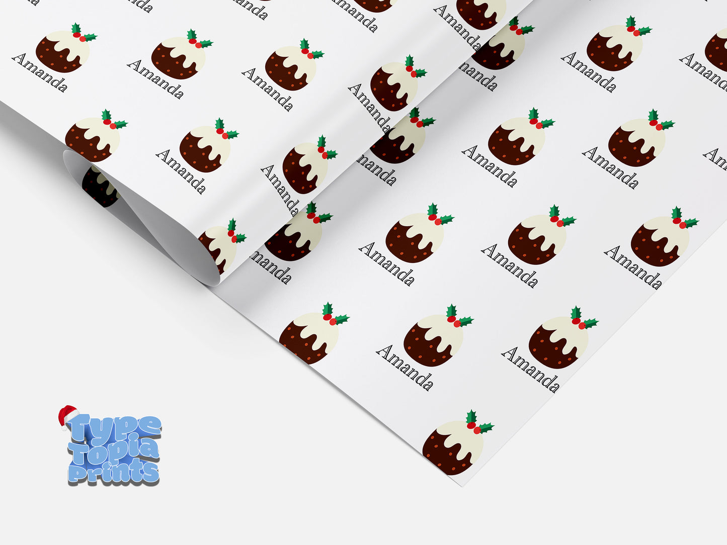 The Christmas Pudding | Personalised Christmas Gift Wrap