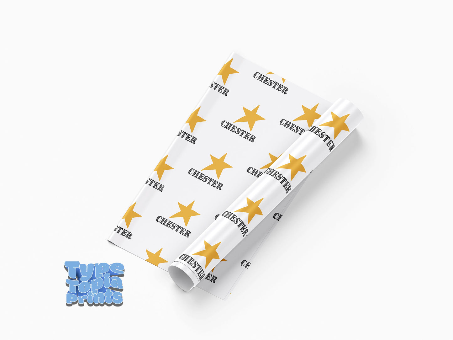 Personalised Wrapping Paper Star | Gift Wrap | Perfect Gift | Any Name