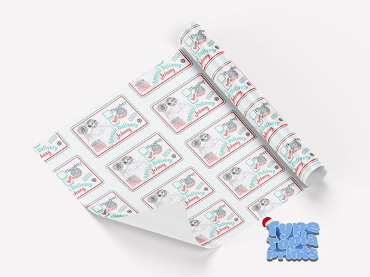 The Naughty Or Nice | Personalised Christmas Gift Wrap
