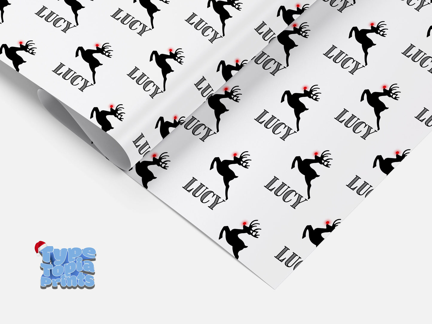 The Rudolph | Personalised Christmas Gift Wrap