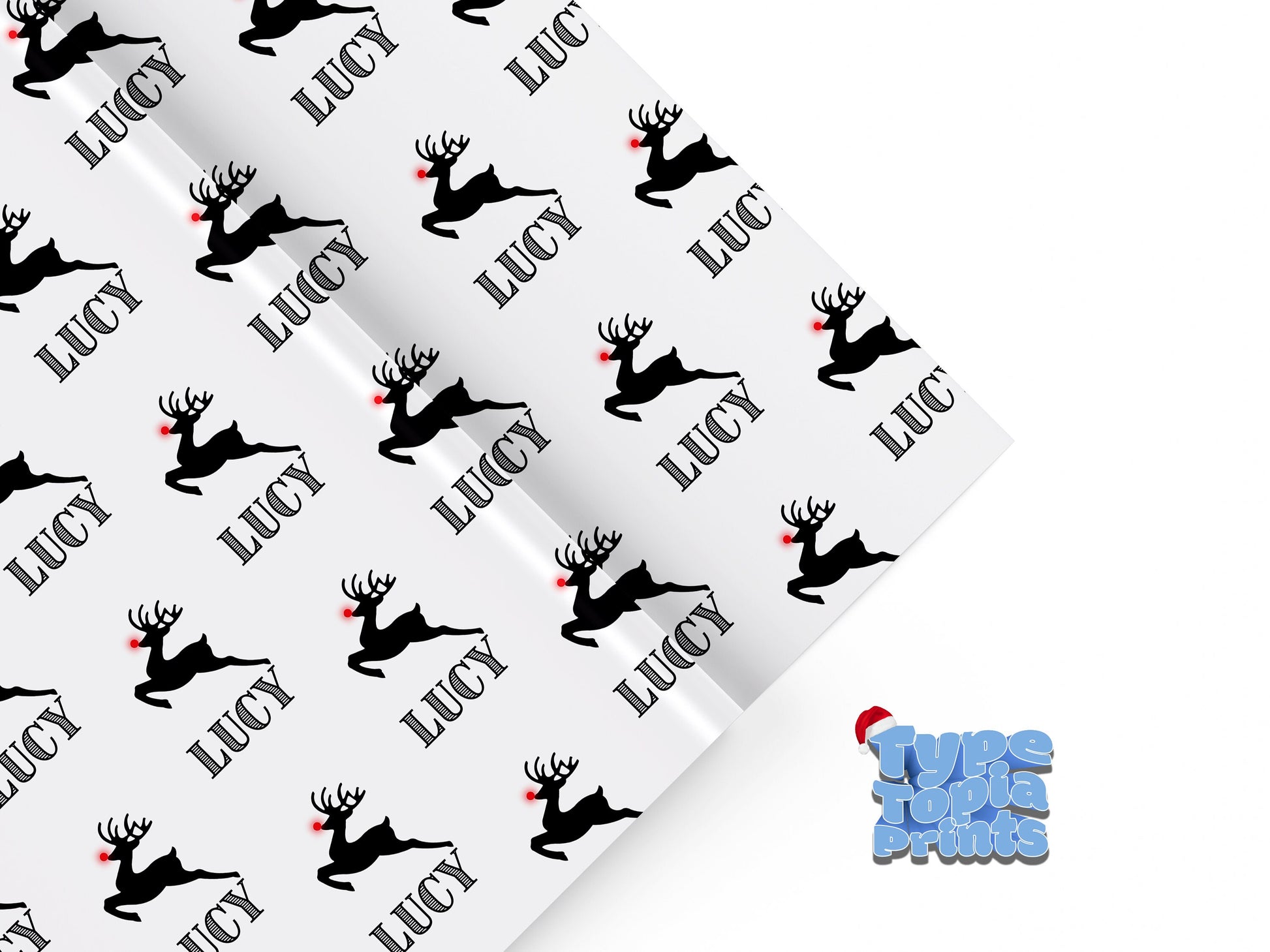 The Rudolph | Personalised Christmas Gift Wrap