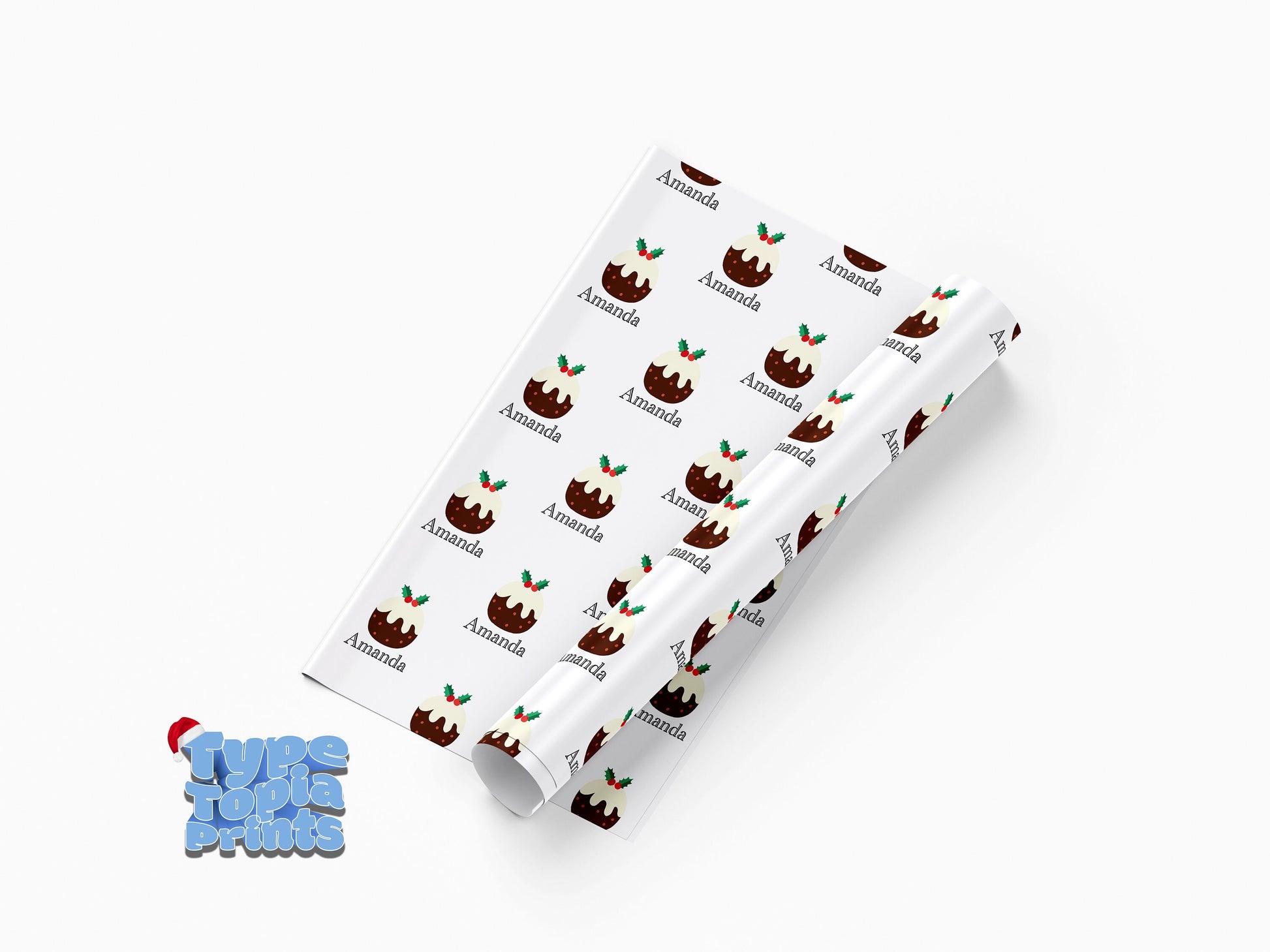 The Christmas Pudding | Personalised Christmas Gift Wrap