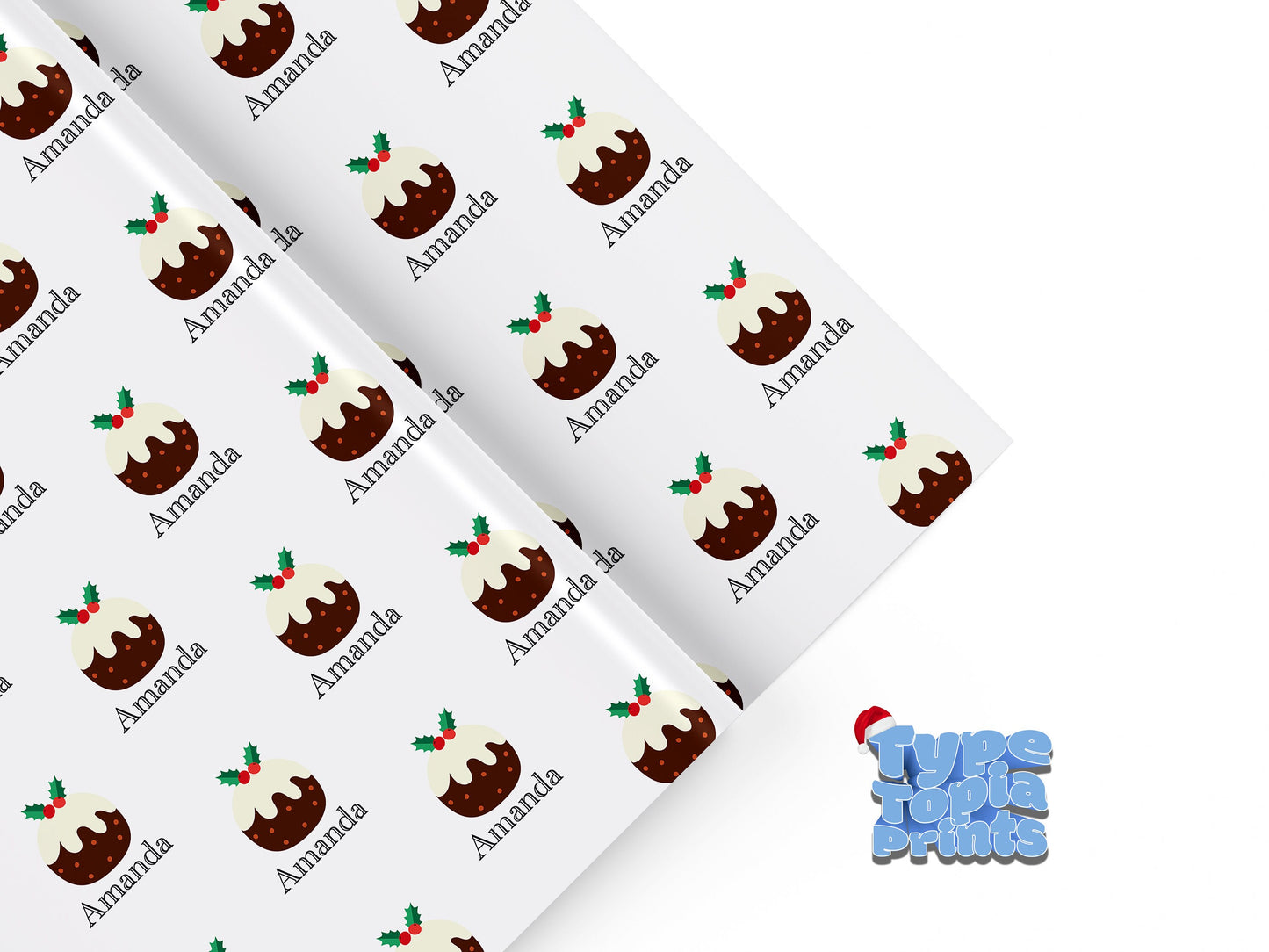 The Christmas Pudding | Personalised Christmas Gift Wrap