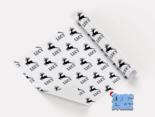 The Rudolph | Personalised Christmas Gift Wrap