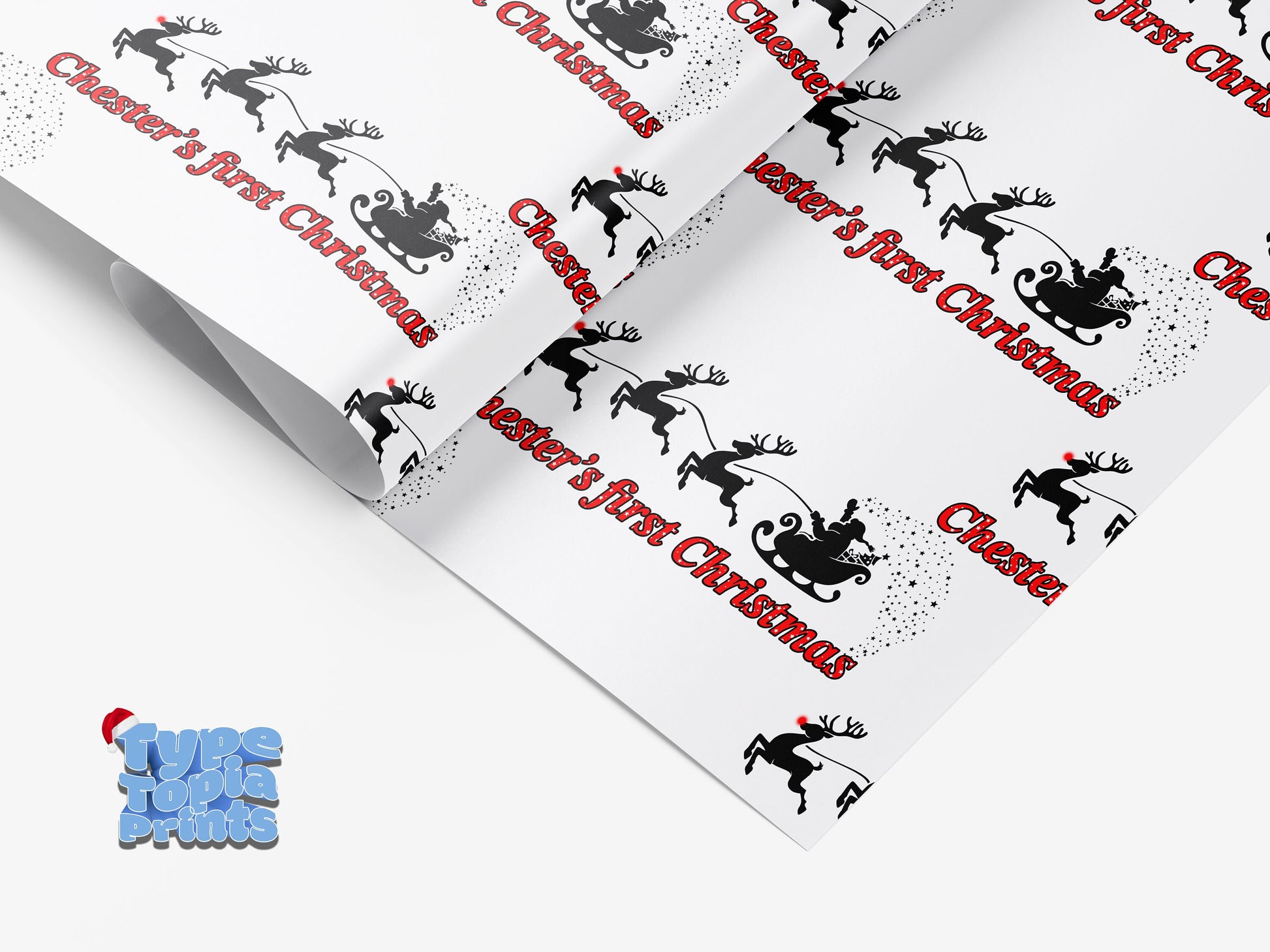 Santa's Sleigh | Personalised Christmas Gift Wrap