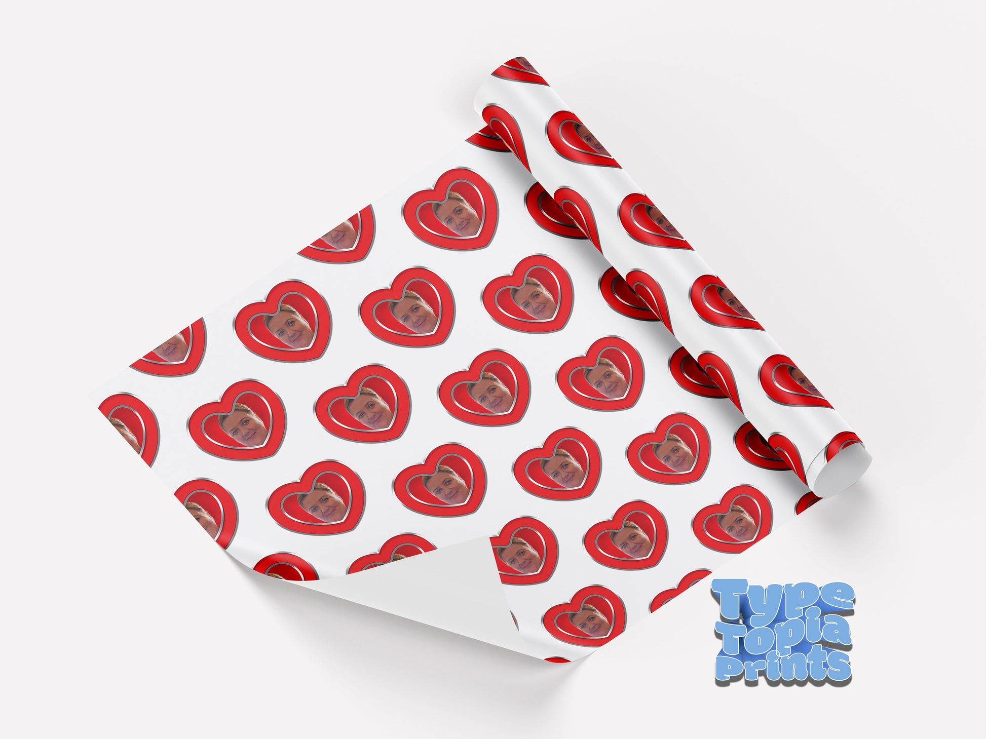 The Box of Chocolates | Any Face Personalised Valentines Day Gift Wrap