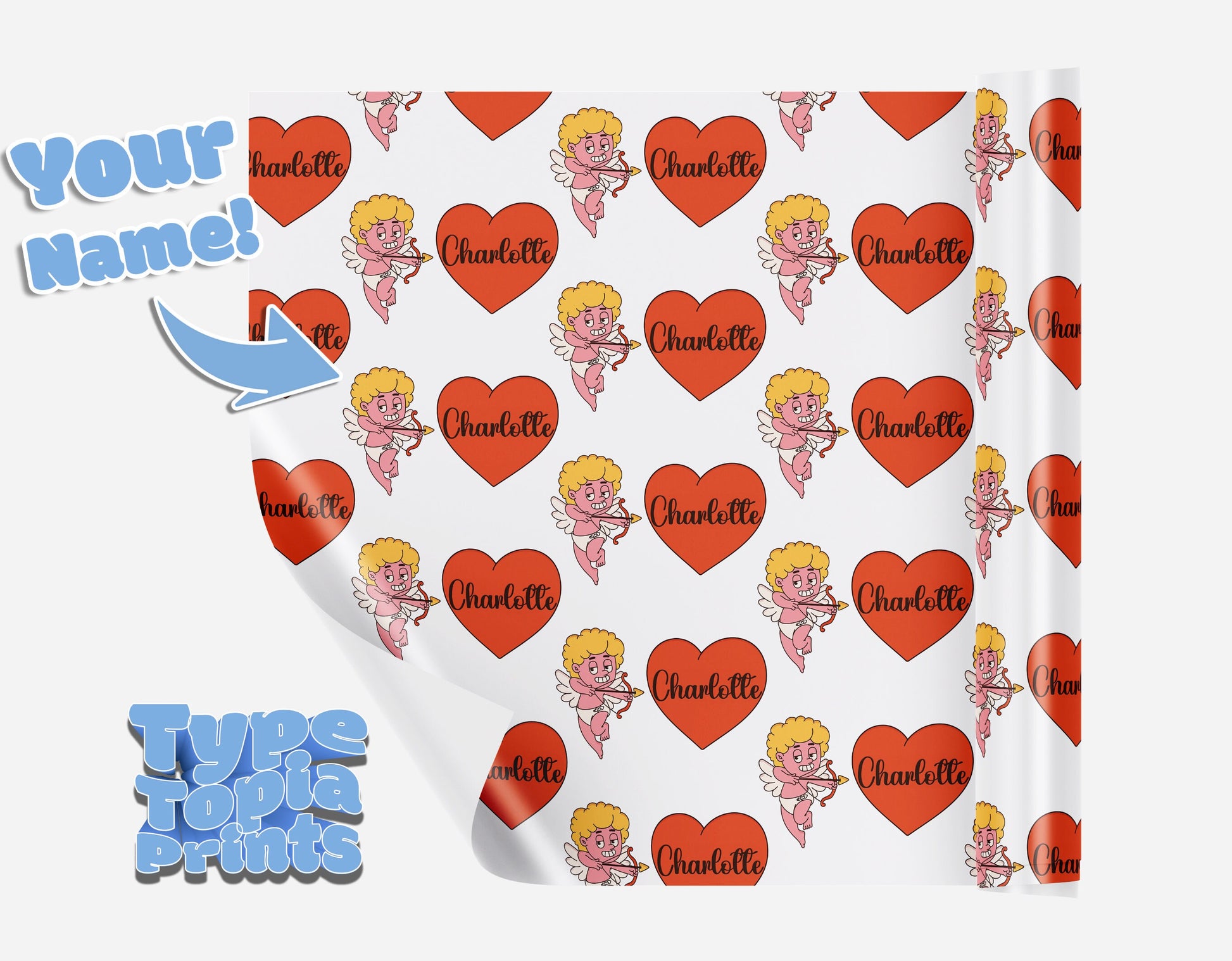 The Cupid | Personalised Valentines Day Gift Wrap