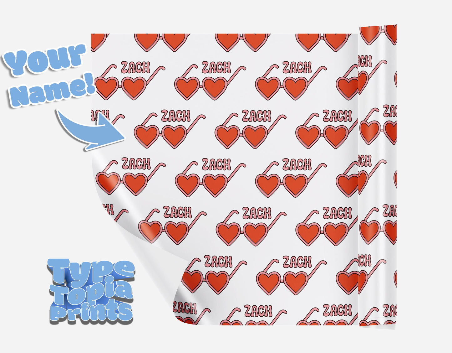 The Sunglasses | Personalised Valentines Day Gift Wrap