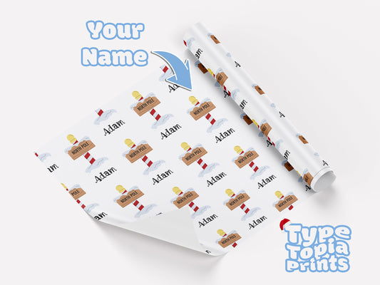 The North Pole | Personalised Christmas Gift Wrap
