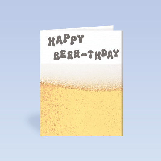 Happy Beer-thday Card| Greetings Card | Birthday Card | Beer