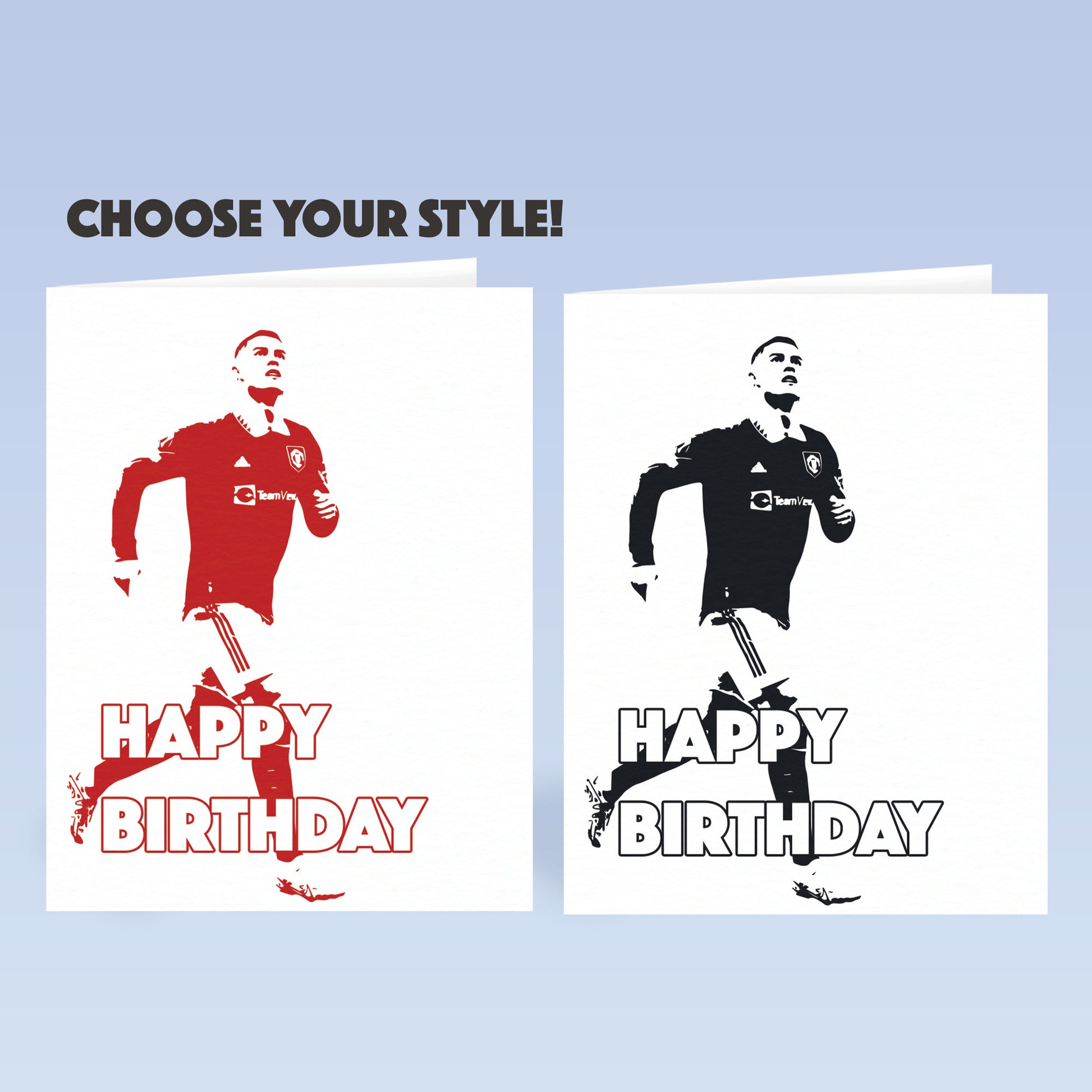 Ronaldo Card | MUFC Card | Birthday Card | Greetings Card | Manchester | Cristiano Ronaldo