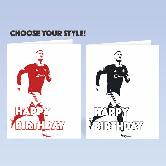 Ronaldo Card | MUFC Card | Birthday Card | Greetings Card | Manchester | Cristiano Ronaldo