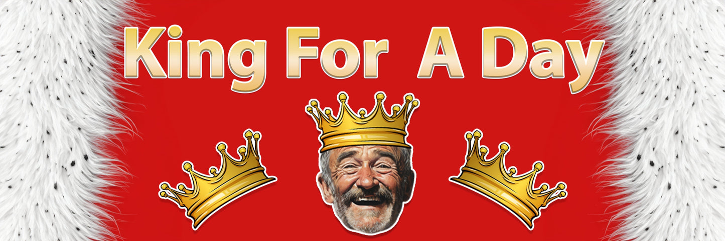 Birthday Banner | King For A Day | Personalised | Any Name