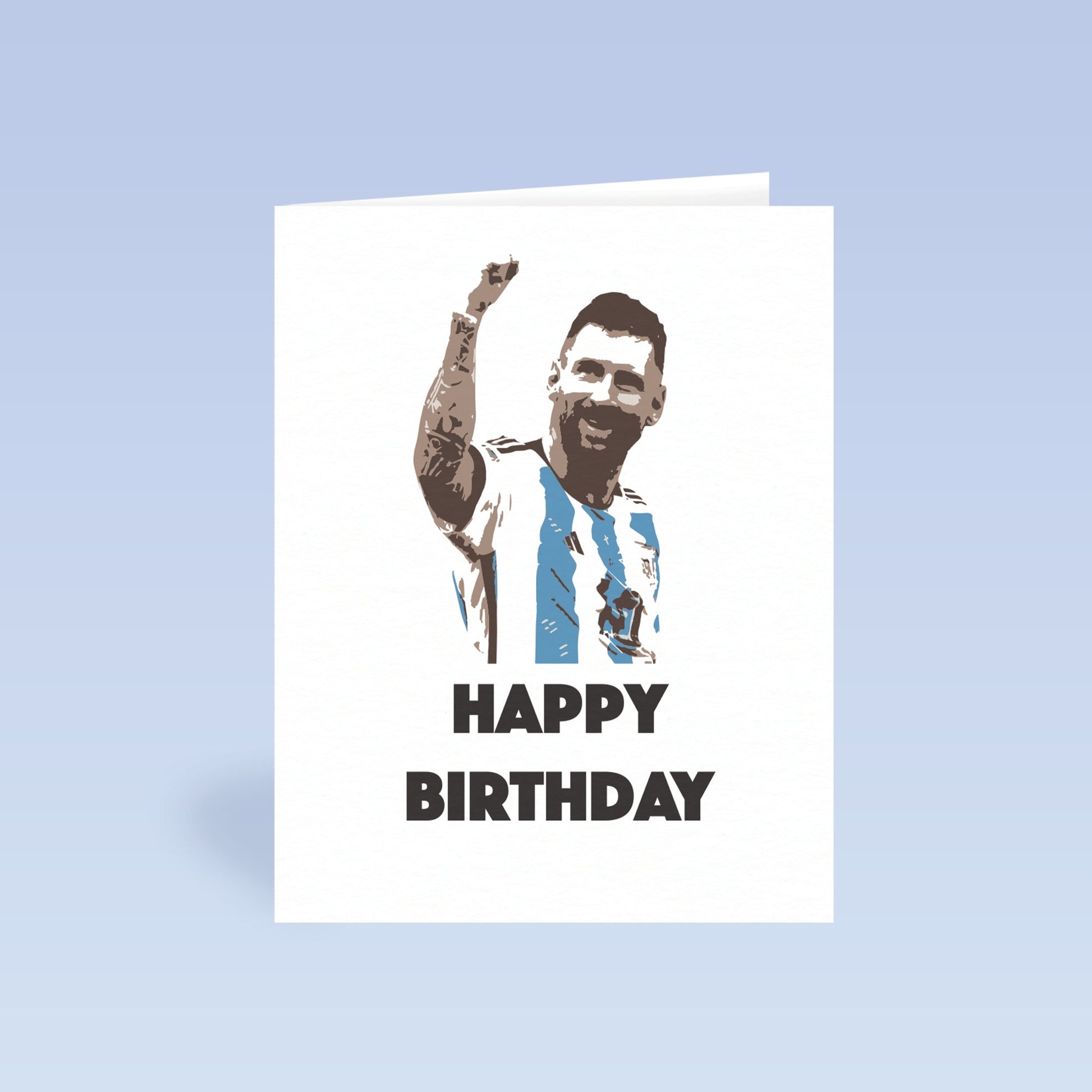 Messi Card | Barcelona Card | Birthday Card | Greetings Card | Barcelona | Lionel Messi