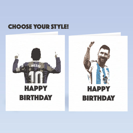 Messi Card | Barcelona Card | Birthday Card | Greetings Card | Barcelona | Lionel Messi